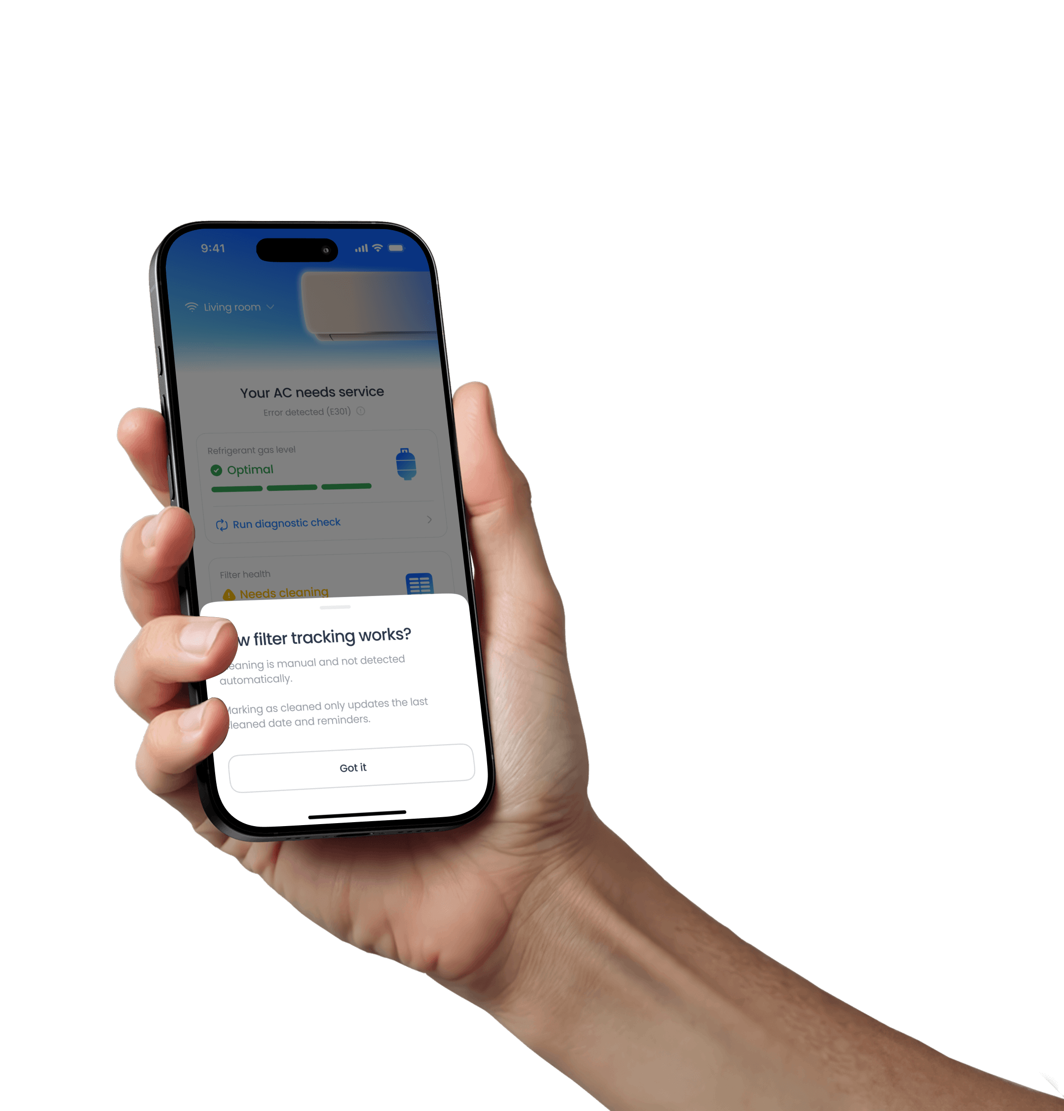 Optimist App - Filter Health