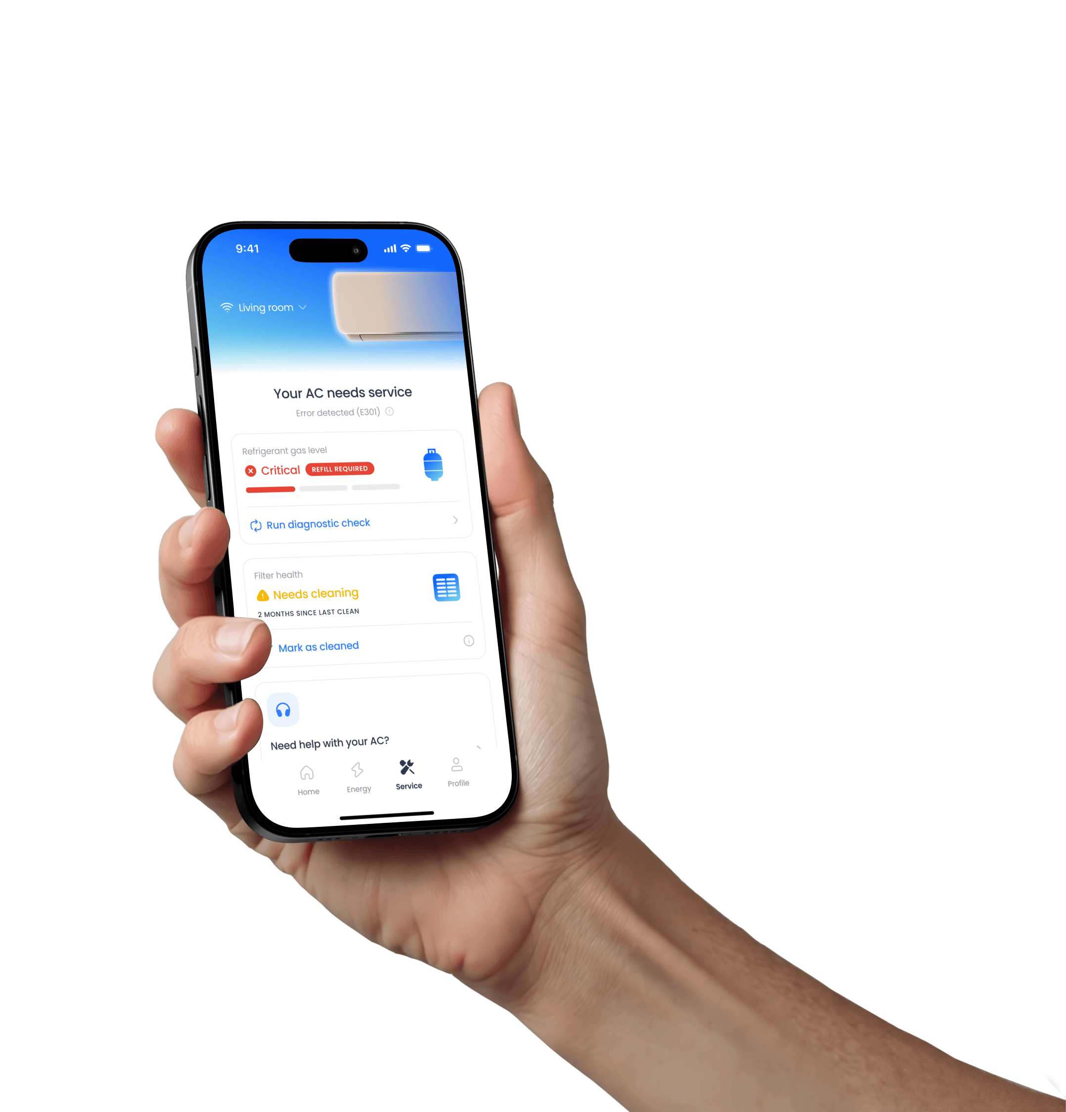 Optimist App - Gas Level Indicator