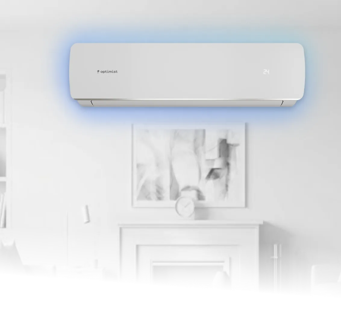 Optimist AC cooling a living room