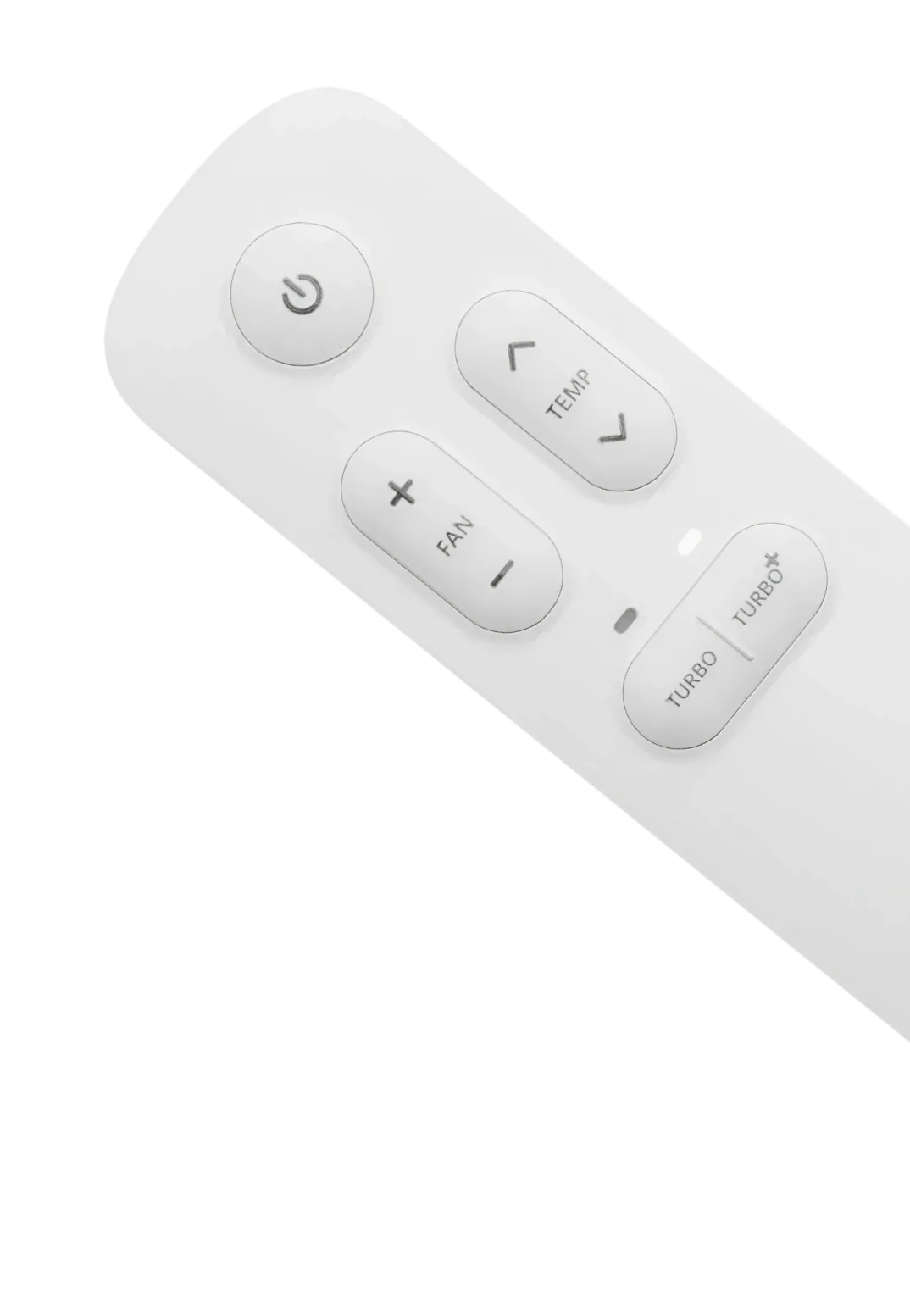 Optimist AC remote with minimal buttons
